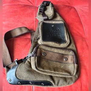 Brown Crossbody Bag for Men